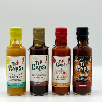 Pack sauces piquantes artisanales - La totale !