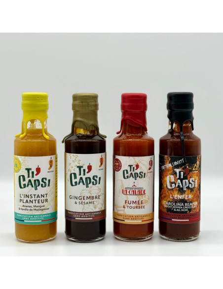 Pack sauces piquantes artisanales - La totale !