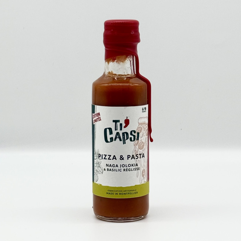 Sauce piquante artisanale Pizza & Pasta – Naga Jolokia