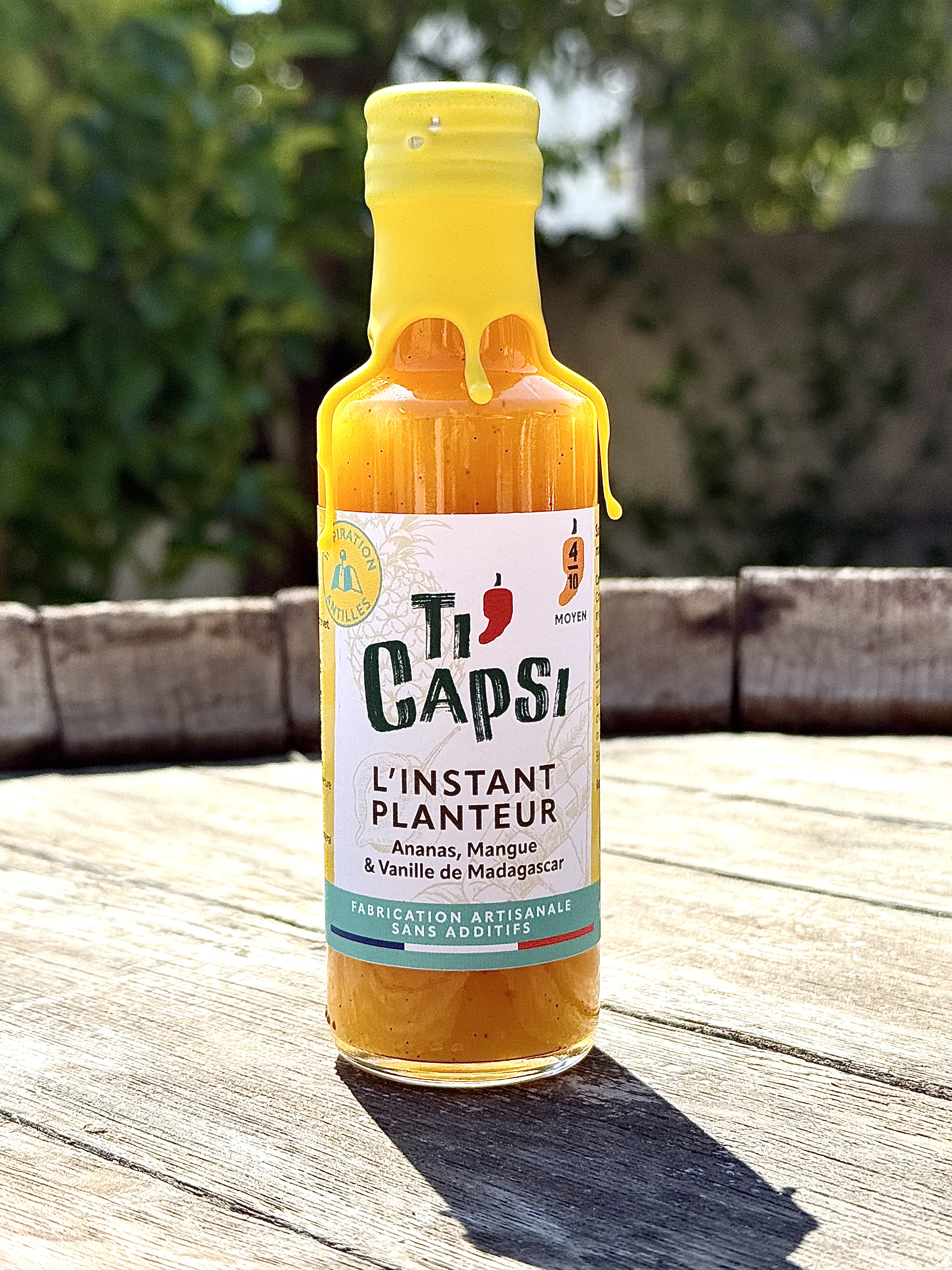 Sauce piquante l&rsquo;instant planteur &agrave; l&rsquo;ananas mangue vanille
